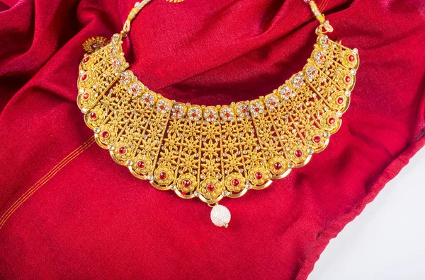 Mangalsutra Nebo Zlatý Náhrdelník Nosit Ženaté Hinduistické Ženy — Stock fotografie