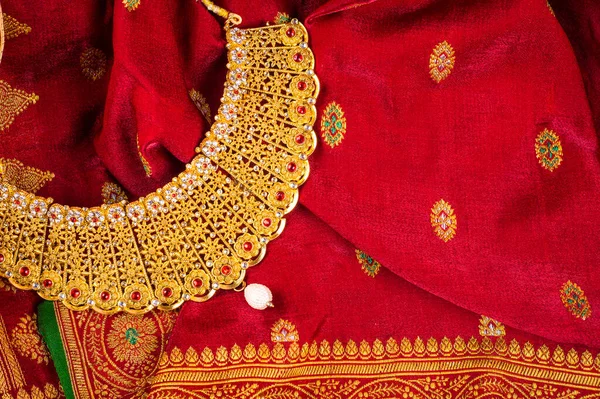 Mangalsutra Oder Goldene Halskette Die Von Verheirateten Hindu Frauen Getragen — Stockfoto