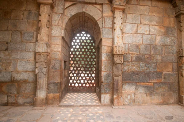 Interieur Van Het Oude Gebouw Van Stad India — Stockfoto