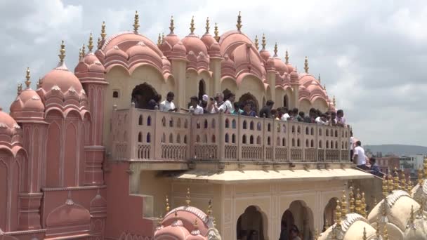 Visitantes Uma Das Principais Atrações Turísticas Índia — Vídeo de Stock