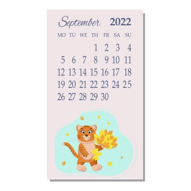 Takvim ayı Eylül ayıdır.