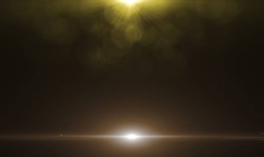 Arka planda mercek ışığı var. Fotoğrafların üzerine kaplama ya da ekran filtresi eklemek kolay