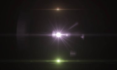 Arka planda mercek ışığı var. Fotoğrafların üzerine kaplama ya da ekran filtresi eklemek kolay