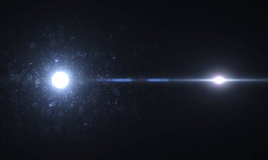 Arka planda mercek ışığı var. Fotoğrafların üzerine kaplama ya da ekran filtresi eklemek kolay