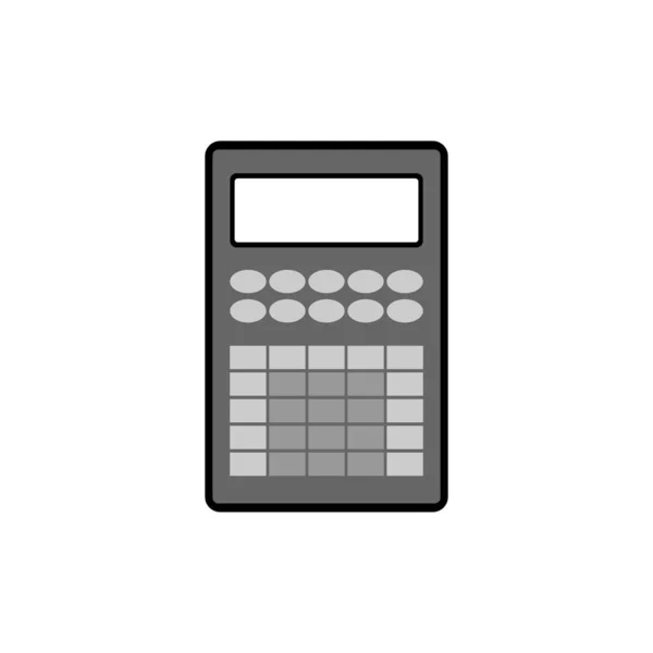 Εικονίδιο Υπολογιστής Τετράγωνα Και Οβάλ Κουμπιά Λευκό Φόντο Εικόνα Διανύσματος — Διανυσματικό Αρχείο