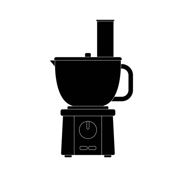 Icono Automático Licuadora Cocina Sobre Fondo Blanco Imagen Vectorial — Archivo Imágenes Vectoriales