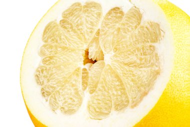 Beyaz arkaplanda Pomelo narenciye, beyaz arkaplanda Pomelo yalıtılmış.. 