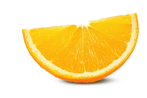 Apelsinfrukter Orange Skiva Isolerad Vit Bakgrund Friska Livsmedel Filen Innehåller — Stockfoto