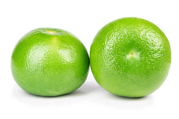 Citrus Sweetie Pomelit Oroblanco Witte Achtergrond Close Vers Natuur Vegetarisch — Stockfoto