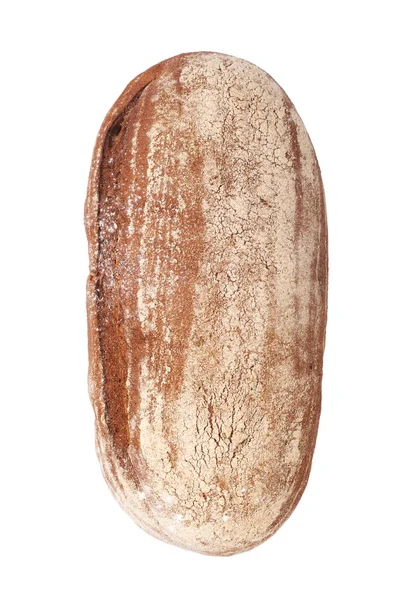 Φρεσκοψημένο Ψωμί Απομονωμένο Λευκό Φόντο Κορυφαία Άποψη Αρχείο Περιέχει Διαδρομή — Φωτογραφία Αρχείου