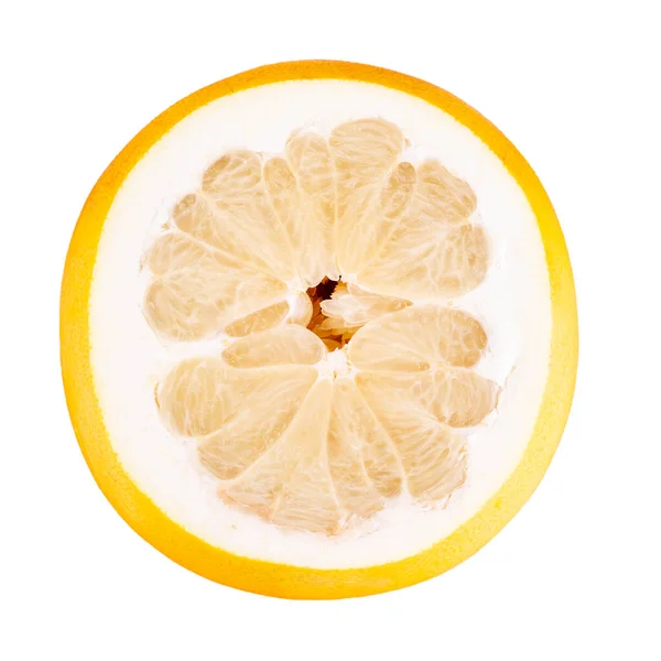 Pomelo Citrus Fruit Ripe Grapefruit Pomelo Isolated White Background File — Foto de Stock