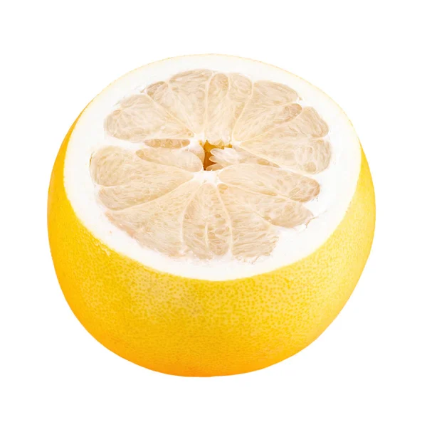 Pomelo Citrus Fruit Ripe Grapefruit Pomelo Isolated White Background File — стоковое фото