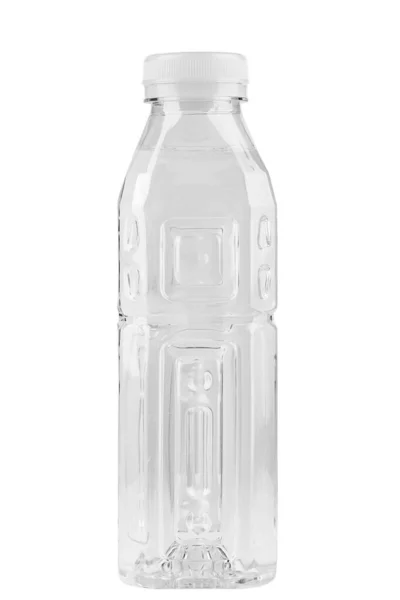 Small Water Bottle Isolated White Background Full Depth Field File — Fotografia de Stock