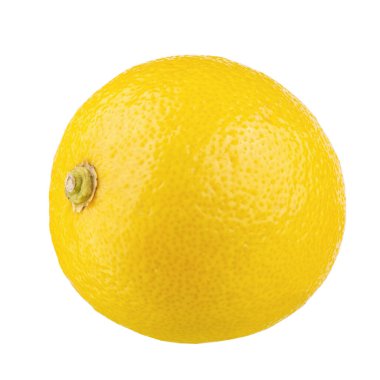 Natural Lemon fruit isolated on white background. Creative food concept. Tropical organic fruit, citrus, vitamin C. Lemon slices. File contains clipping path.