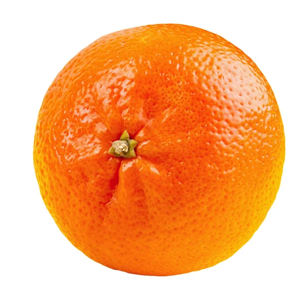 Mandarin Tangerine Citrus Fruit Isolated White Background File Contains Clipping — Stock fotografie