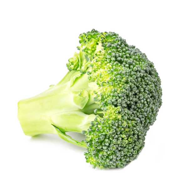 Fresh Broccoli White Background Creative Food Concept — Fotografia de Stock