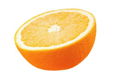 Portakal meyvesi. Portakallar beyazı yarı izole eder. Dosya kırpma yolu içeriyor.