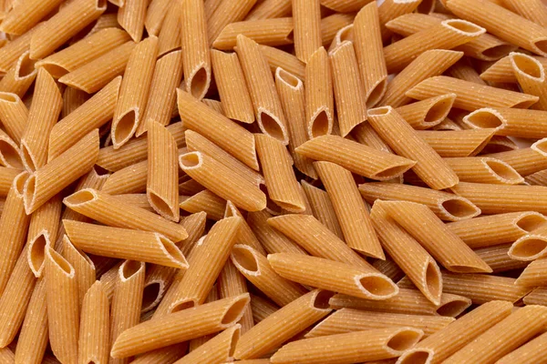 Background Pasta Penne Penne Rigate Top View Close — Stock Photo, Image