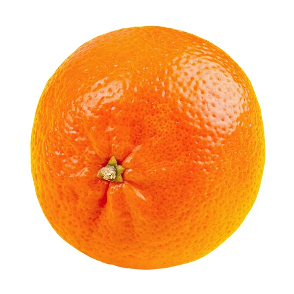 Mandarin Tangerine Citrus Fruit Isolated White Background File Contains Clipping — Stok fotoğraf