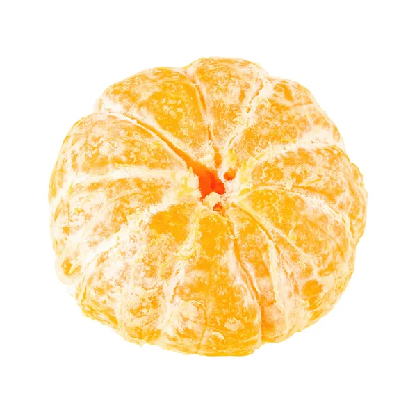 Mandarin Tangerine Citrus Fruit Isolated White Background File Contains Clipping — Stock Fotó