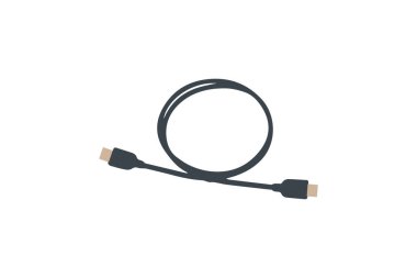 HDMI kablo Hızlı Bağlantı Simgesi resimleme. Simge yüksek hızlı bağlantı kablosu ile ilişkilidir.