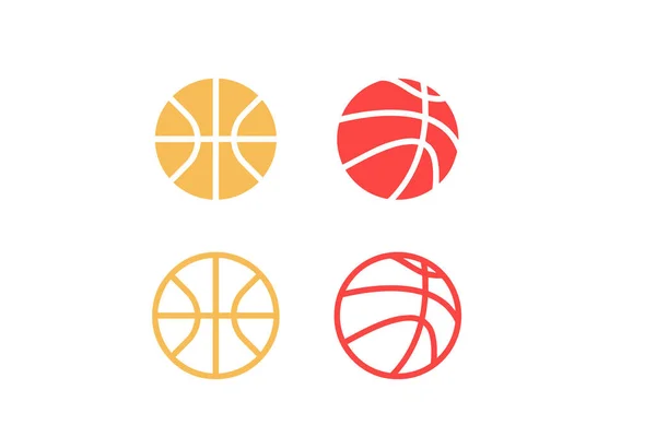 Koszykówka Ball Ikona Ilustracja Akcji Ikona Jest Związana Sprzętem Gry — Wektor stockowy
