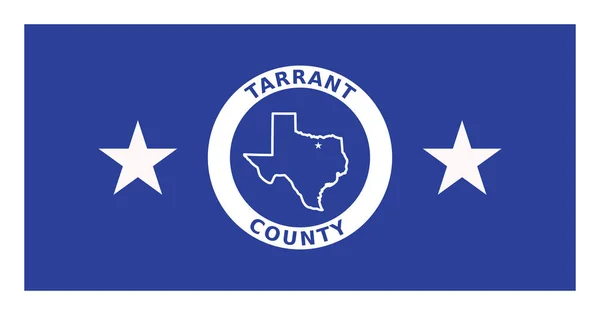 Vista Superior Condado Tarrant Bandeira Texas Eua Sem Mastro Bandeira — Fotografia de Stock