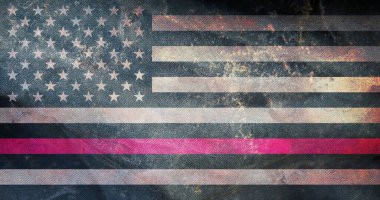 Amerika Birleşik Devletleri farkındalık kavramı, kimse tek başına göğüs kanseri farkındalığı aylarında Amerikan bayrağı ve pembe kurdele ile savaşmaz..