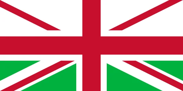 Pohled Shora Vlajku Spojeného Království Bez Skotska Letecký Design Půdorys — Stock fotografie