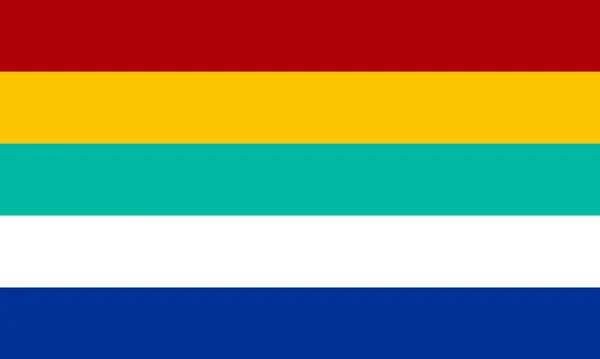 Draufsicht Auf Die Flagge Von Transgender Pride Kein Fahnenmast Flugzeugdesign — Stockfoto