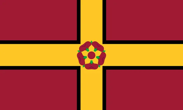 Top View Northamptonshire County Flag County United Kingdom Great Britain — Stock Photo, Image
