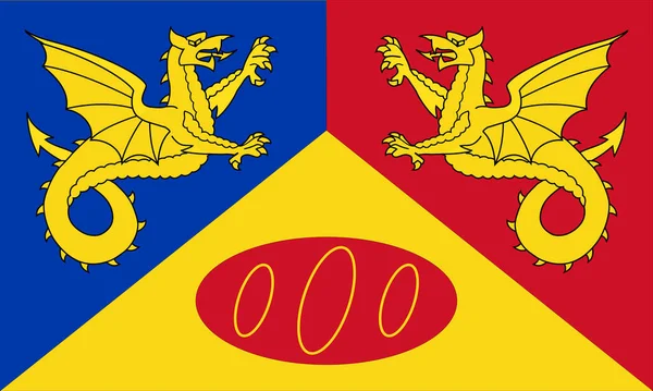 Κάτοψη Της Σημαίας Του Craig Dorth Σημαία Του Ενωμένου Βασιλείου — Φωτογραφία Αρχείου