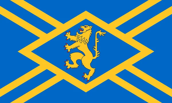 Vue Dessus Drapeau East Lothian Drapeau Royaume Uni Grande Bretagne — Photo