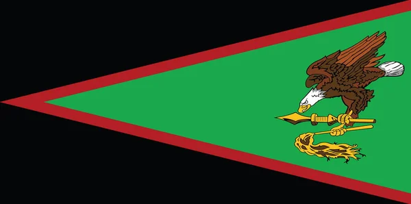アメリカ領サモア州のアフリカ系アメリカ人の旗の上面図 6月19日自由の日 旗竿はない 平面設計 レイアウト 旗の背景 — ストック写真