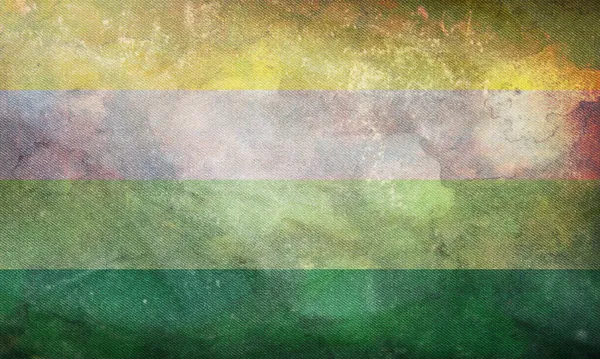Vista Superior Bandera Retro Gender Neutral Con Textura Grunge Sin —  Fotos de Stock