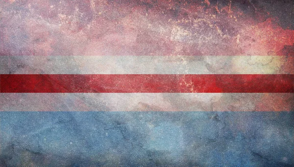 Hijra Nın Retro Bayrağının Üst Görüntüsü Grunge Desenli Bayrak Direği — Stok fotoğraf