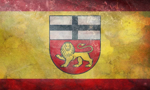 Ovanifrån Retro Flagga Bonn Med Grunge Konsistens Förbundsrepubliken Tyskland Ingen — Stockfoto