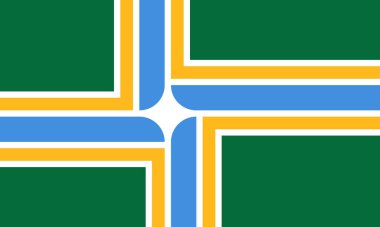 Portland, Oregon, ABD bayrağı, bayrak direği yok. Uçak tasarımı, tasarım. Bayrak arkaplanı