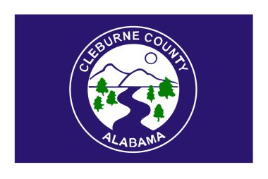 Cleburne, Alabama bayrağı, ABD bayrağı, bayrak direği yok. Uçak tasarımı, tasarım. Bayrak arkaplanı