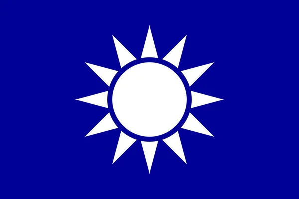 Вид Флаг Военно Морского Флота Китайская Народная Республика Флагштока Дизайн — стоковое фото