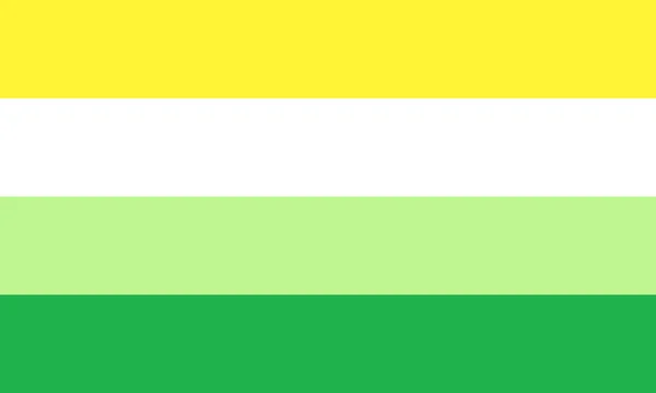 Вид Сверху Флага Нейтрального Гендера Флагштока Дизайн Самолета Макет Флэг — стоковое фото
