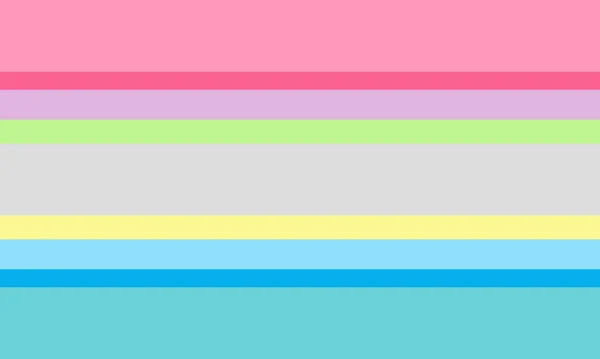 Ovanifrån Flaggan För Könsförhör Ingen Flaggstång Plandesign Layout Flaggbakgrund Frihet — Stockfoto