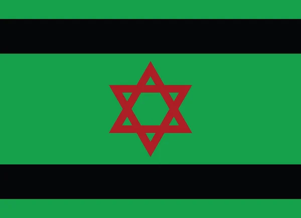 Прапор Африканського Острова Рос Дев Ятнадцятий День Свободи Ніякого Флагштока — стокове фото