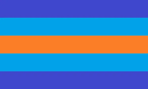 Верхній Вид Прапор Трансгендерної Гордості Флагштока Плановий Дизайн Макет Фото — стокове фото
