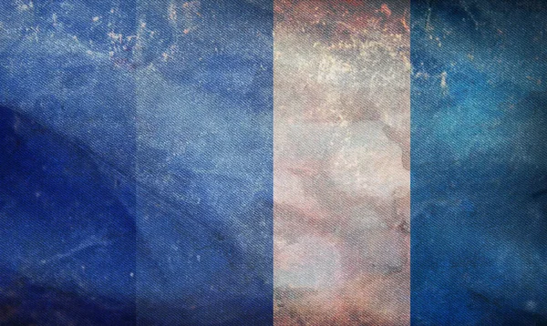 Вид Сверху Ретро Флага Американского G0Y Граненой Текстурой Флагштока Дизайн — стоковое фото