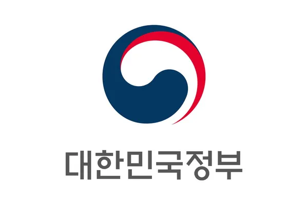 Widok Góry Rząd Republiki Korei Korea Południowa Koreańskie Podróże Patriotyzm — Zdjęcie stockowe