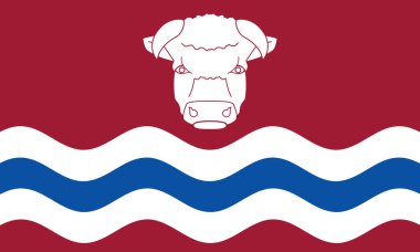 Herefordshire ilçesinin en iyi manzarası, İngiltere bayrağı. Büyük Britanya Birleşik Krallığı, İngiltere. Bayrak direği yok. Uçak tasarımı, tasarım. Bayrak arkaplanı