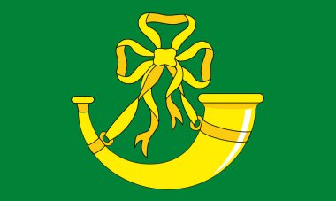 Huntingdonshire ilçesinin en iyi manzarası, İngiltere bayrağı. Büyük Britanya Birleşik Krallığı, İngiltere. Bayrak direği yok. Uçak tasarımı, tasarım. Bayrak arkaplanı