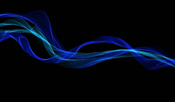 Abstrakte Glühende Linien Hintergrund Wellenförmige Form Neonfarbenen Linienstruktur Schallwellenrhythmus Pulshintergrund — Stockfoto