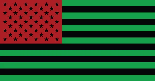 Top View Flag African Americans Untied States America Usa Juneteenth — Stock Photo, Image